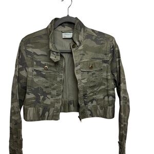 Periscope Utility Jacket Girls Large Military Style camouflage Cotton Jacket